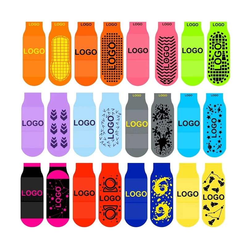 China Wholesale Custom Sport Grip Trampoline Socks manufacturer