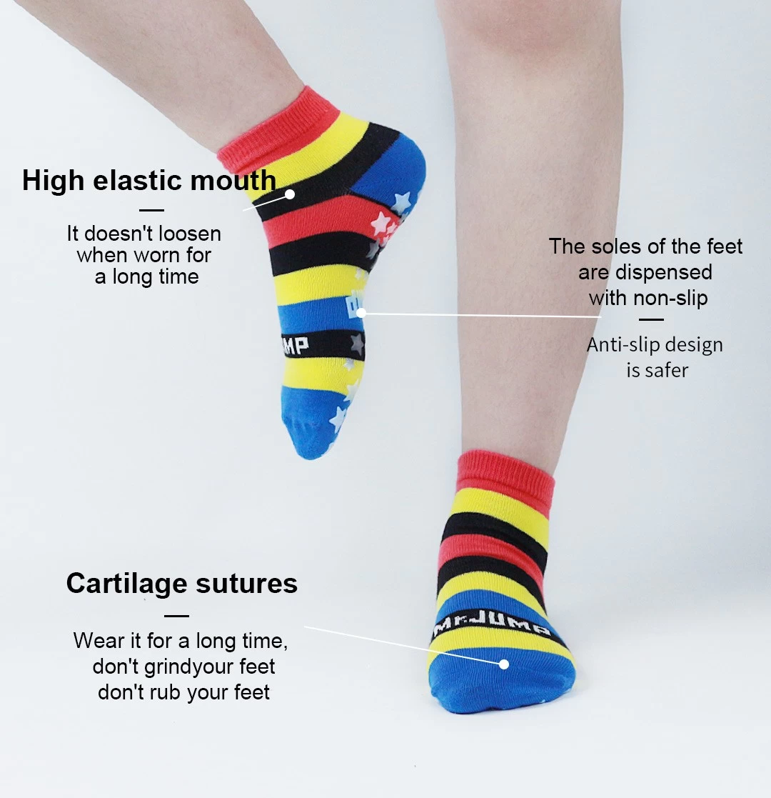 custom logo trampoline socks