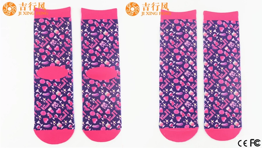 Custom printed promotional socks manufacturer