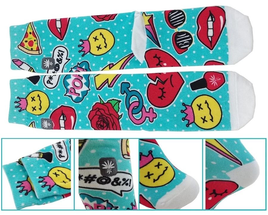 High-Precision OEM Digital Print Socks at Factory Direct Prices