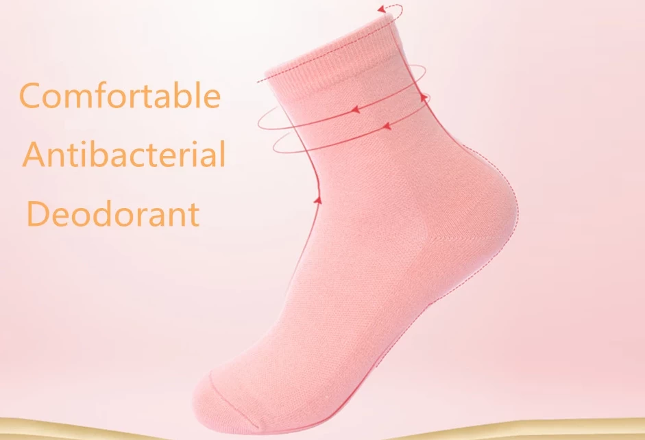 JiXingfeng high quality antibacterial women's new cotton socks, sold in bulk