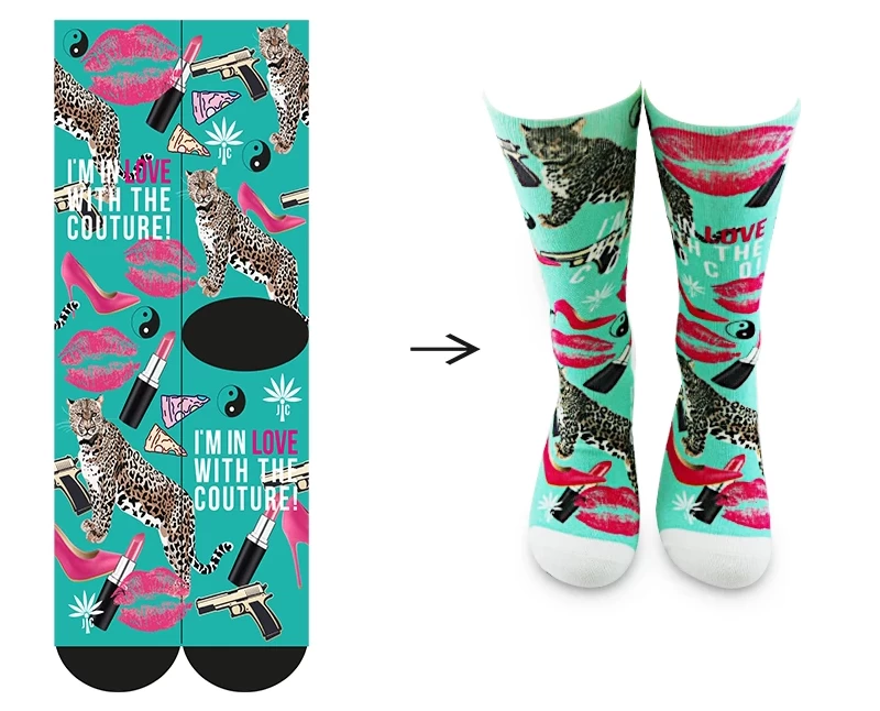 Custom printed promotional socks manufacturer
