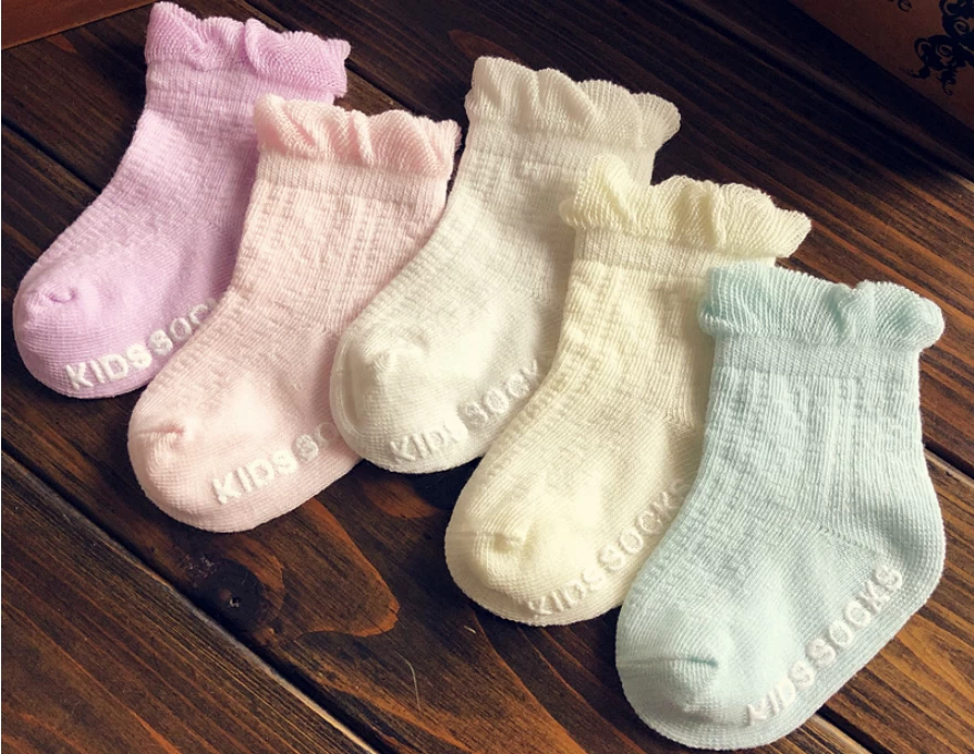 Low price pure cotton children socks factory