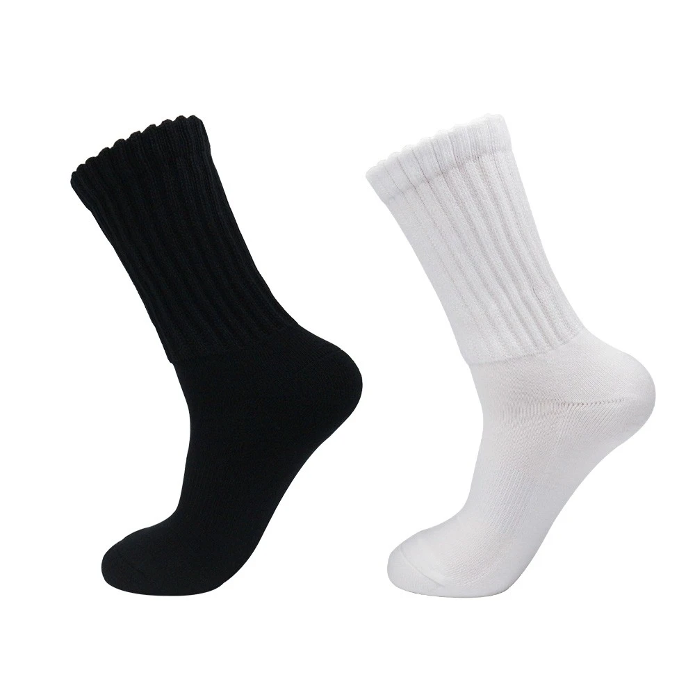 China Wholesale Crew Slouch Socks Women - Retro Scrunch Short Sock - Soft Solid Ankle Socks Size 5 manufacturer