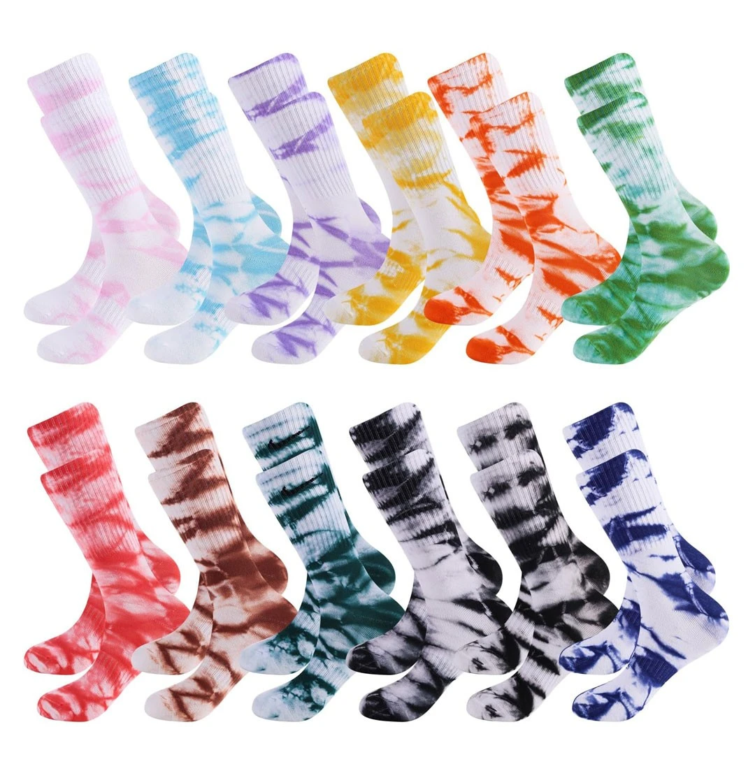 Wholesale tie-dye socks