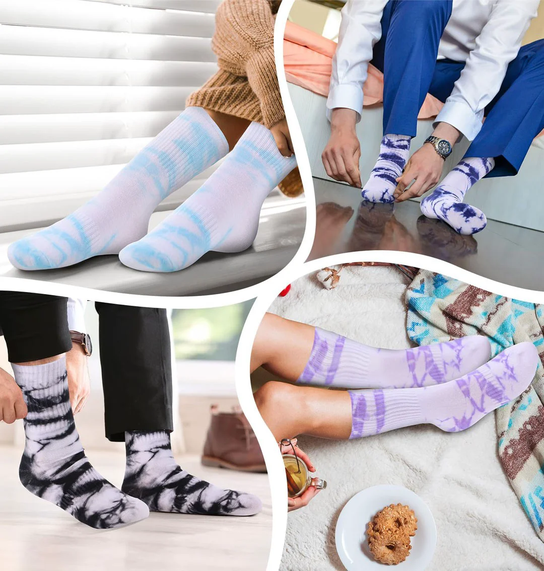 China tie-dye socks factory