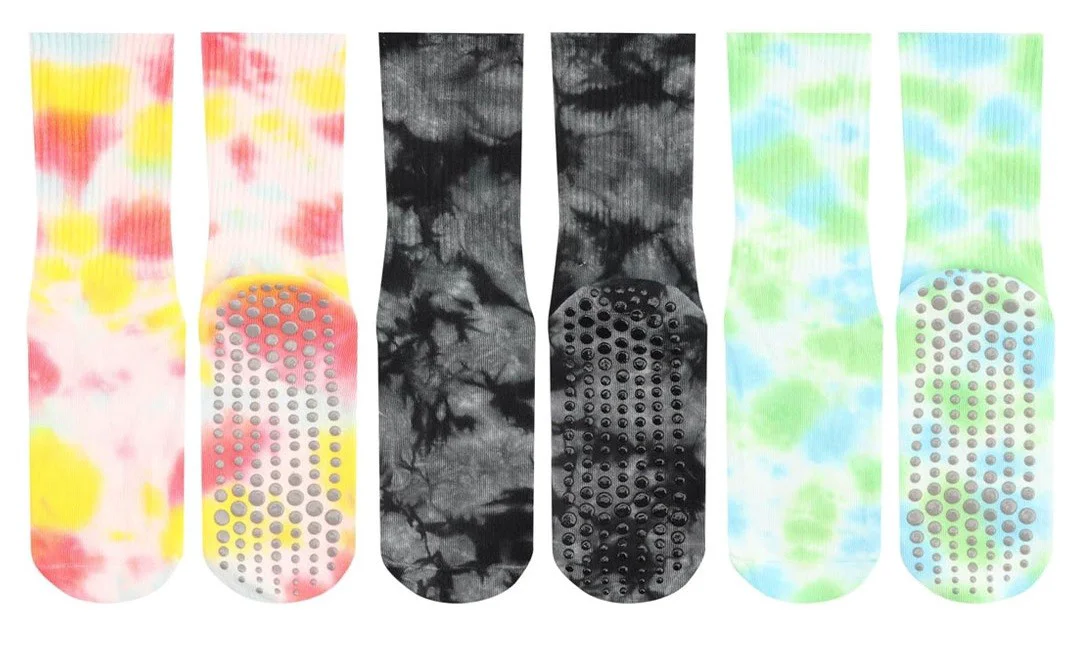 B2B Wholesale Tie-Dye Yoga Socks for Sale