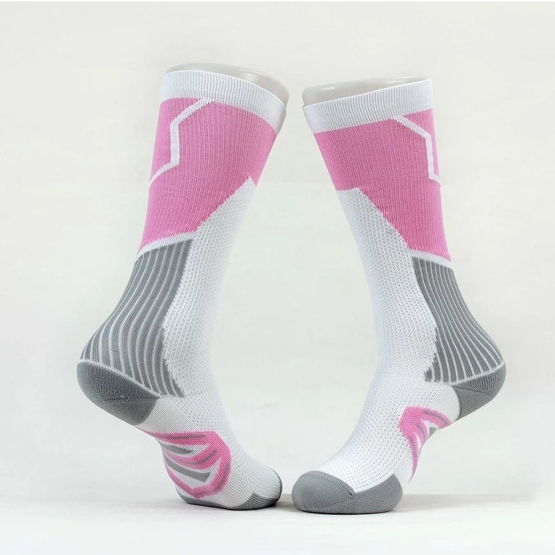 Custom logo compression running socks supplier,