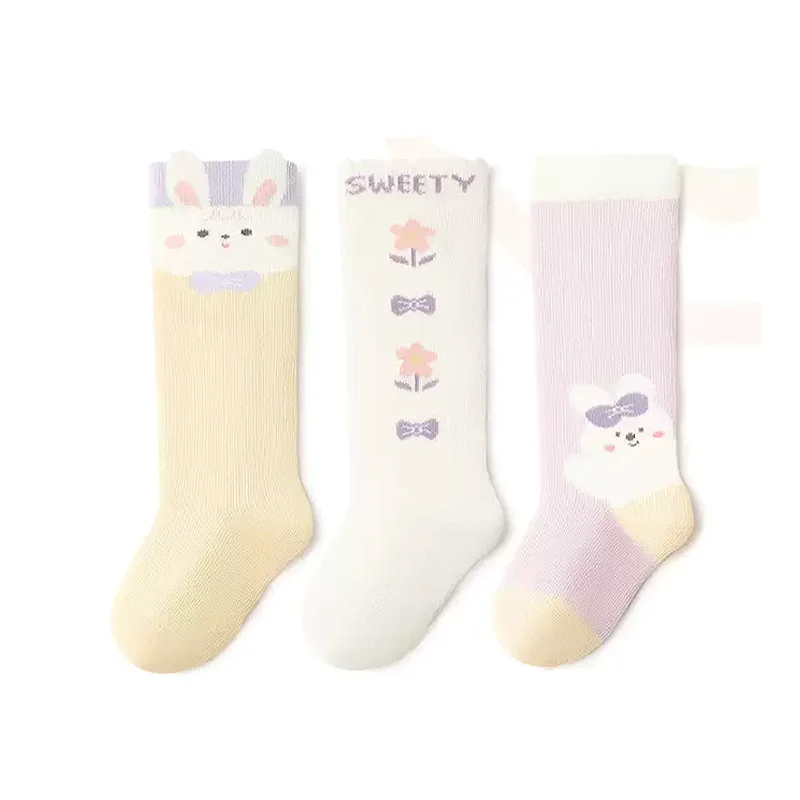 China Wholesale Infant Knee High Socks High Elastic Non-Slip Baby Socks Seamless Toe Skin-FriendlyToddler Socks OEM ODM Factory manufacturer