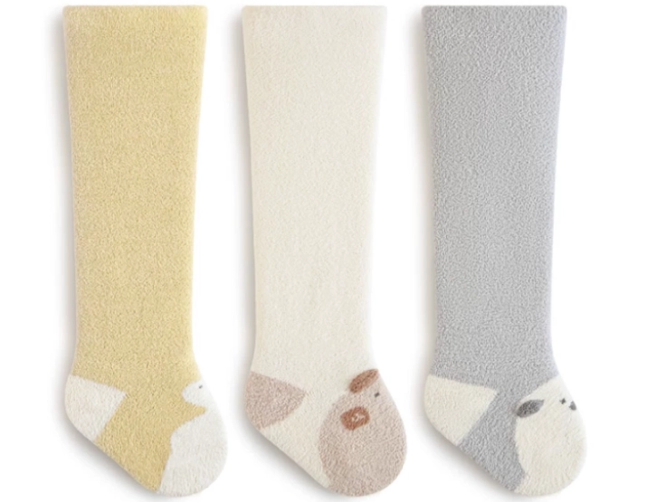 China factory pure cotton baby socks wholesale,