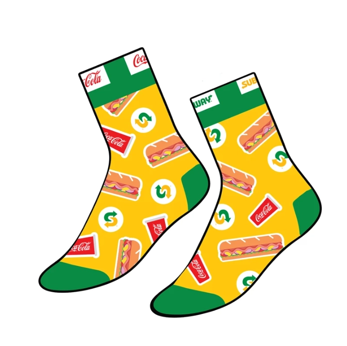  Bulk order blank socks for printing