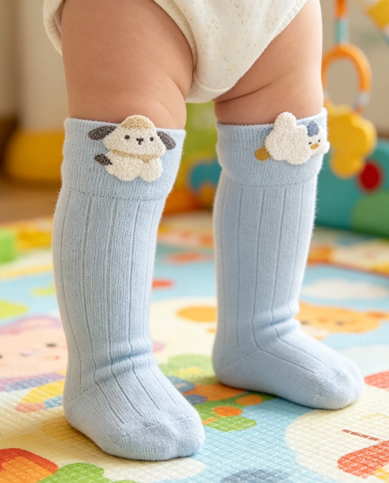 China factory pure cotton baby socks wholesale