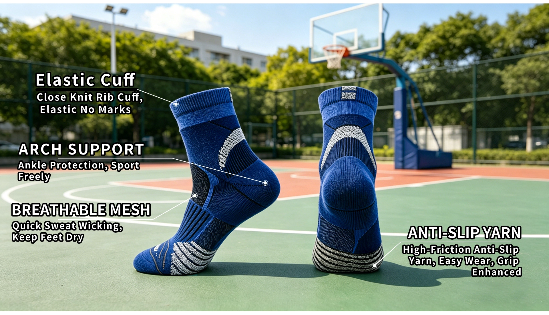 DDP shipping basketball socks China manufacturer