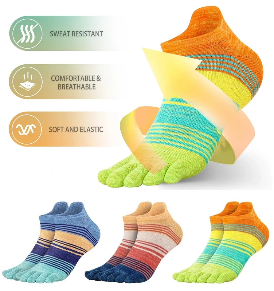 Custom Logo Five Toe Separate Socks Manufacturer China