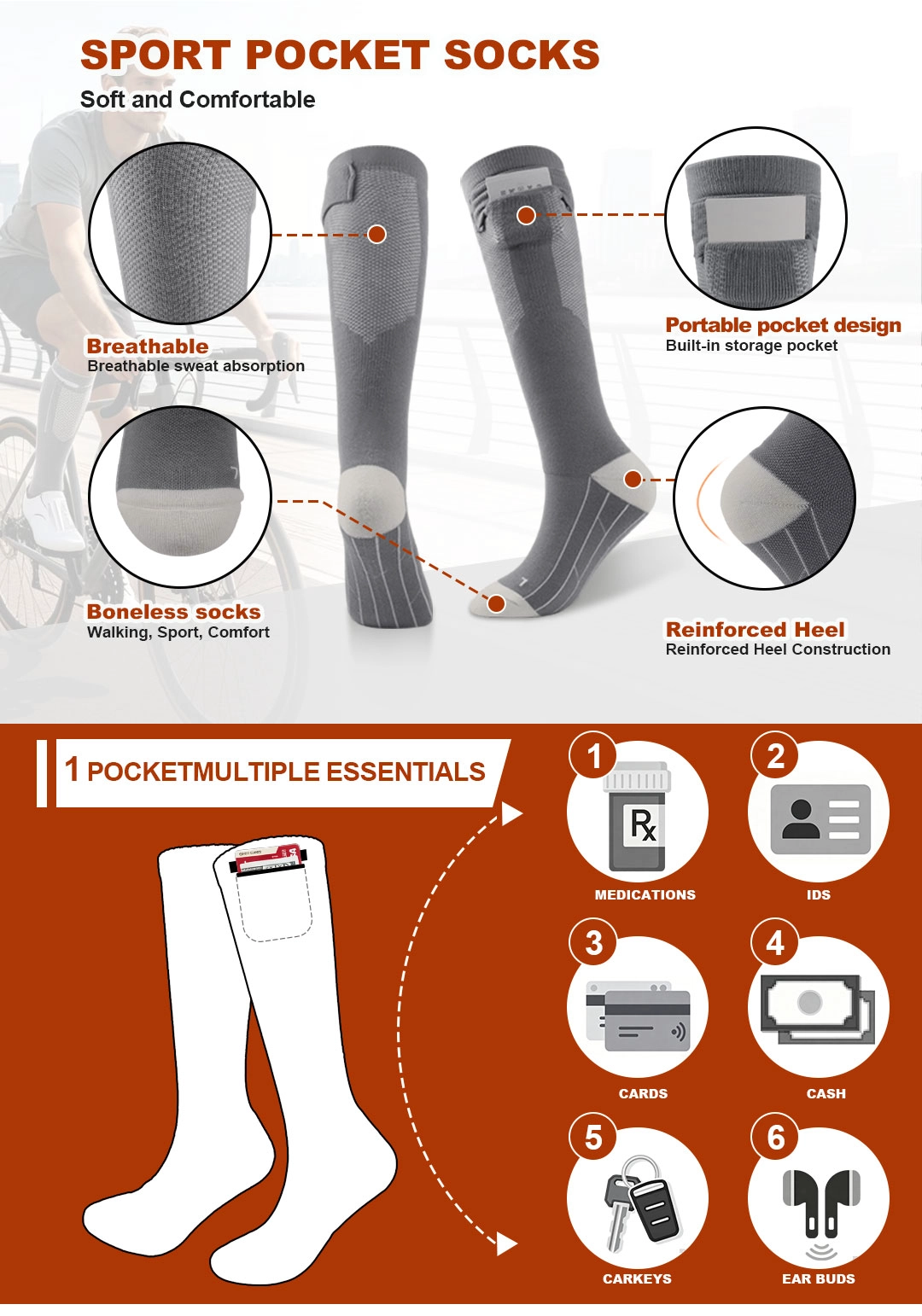 Fast delivery sports socks supplier