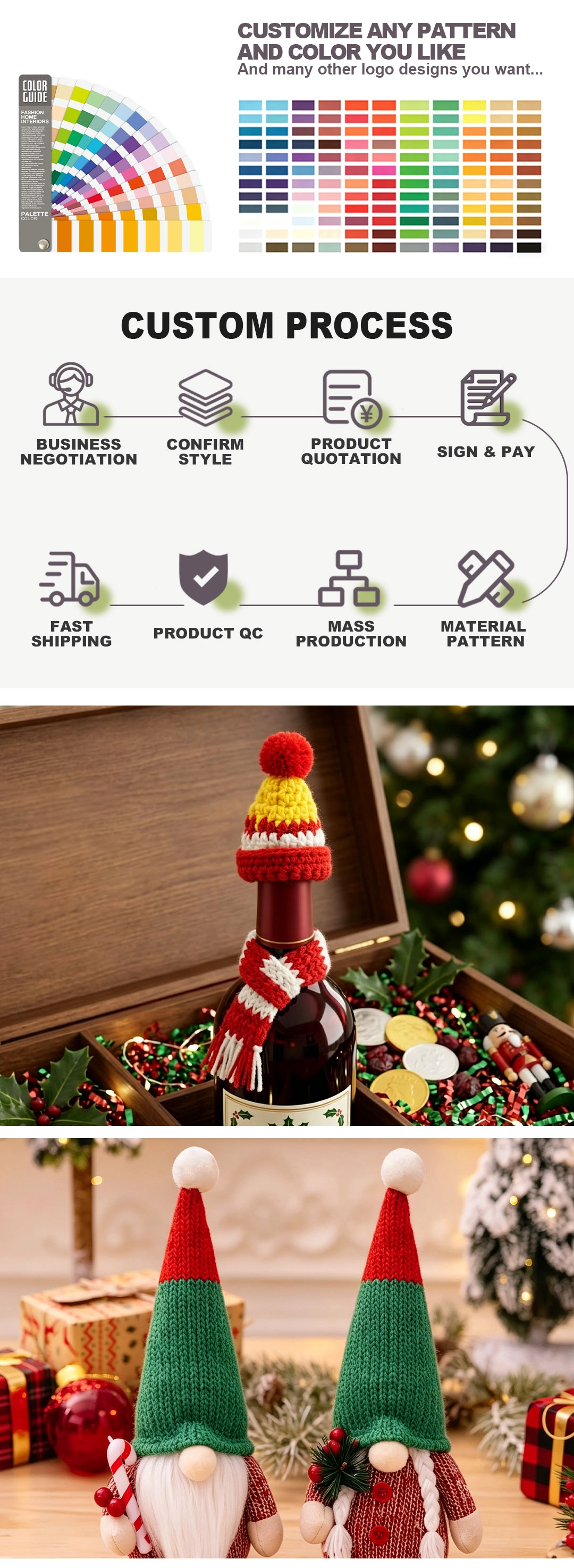 OEM custom knit product factory