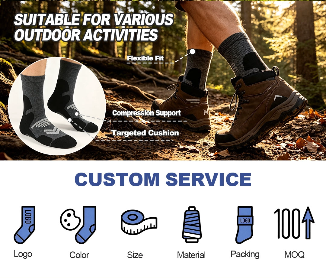 Custom-designed sports socks supplier China