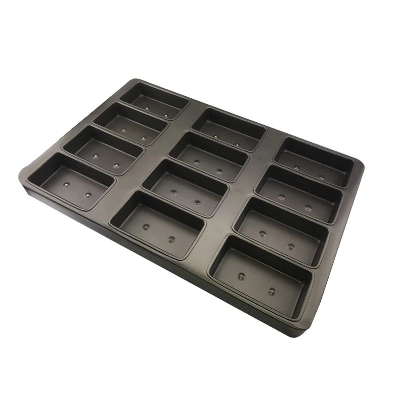 Rectangular Multi-mould Tray, alusteel cupcake mould factory