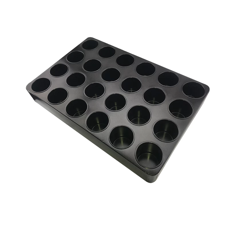 2pcs Muffin Pan, Cupcake Pan, Non-stick Stainless Steel Baking Tin