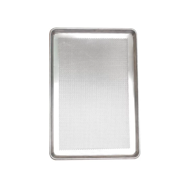 Tsina Half Size Aluminum Perforated Baking Tray Bakery Sheet Pan Manufacturer