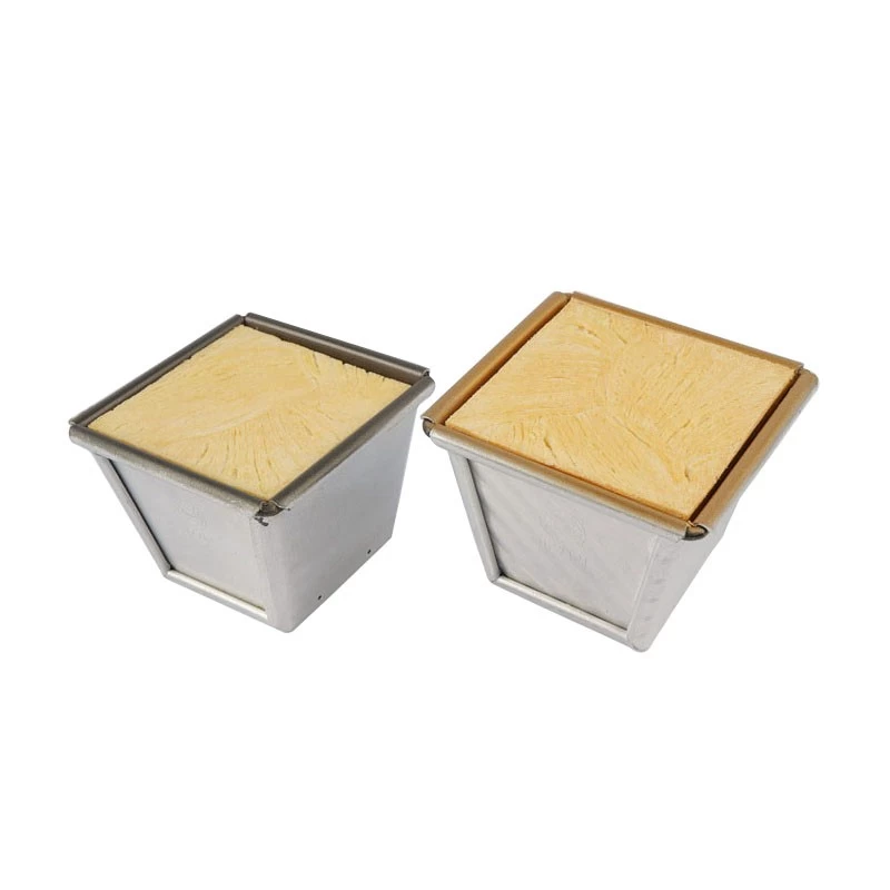 Non Stick Mini Small Bread Loaf Tin Toast Baking Pan with Lid