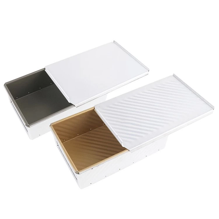 Corrugated Aluminum Bread Baking Pan with Lid