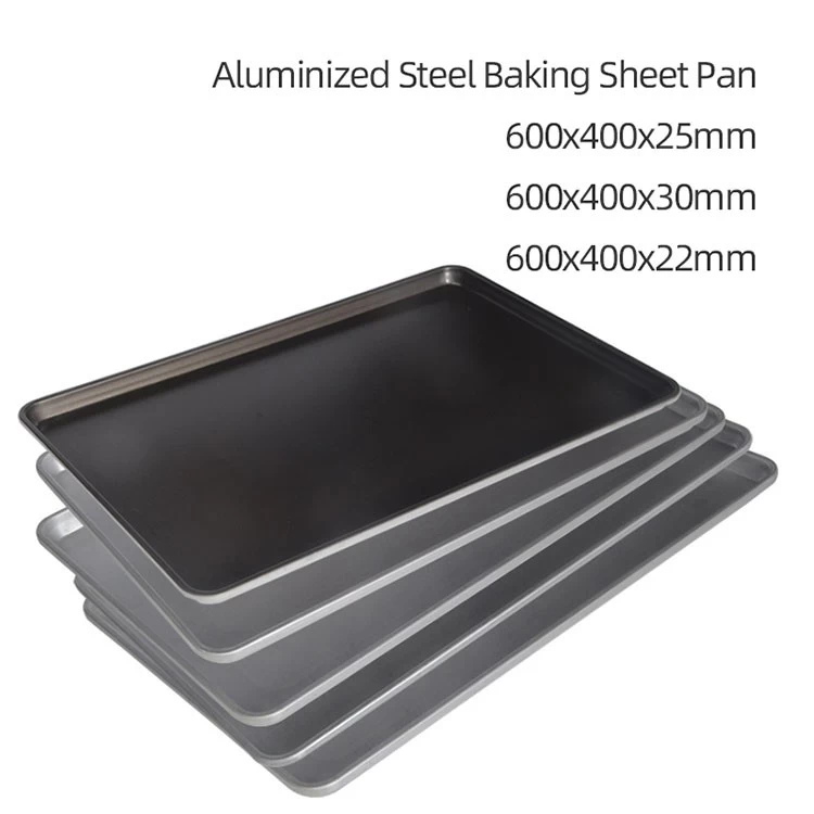 Bakery Bakeware 460*660mm 400*600mm Aluminium Rimmed Baking Tray
