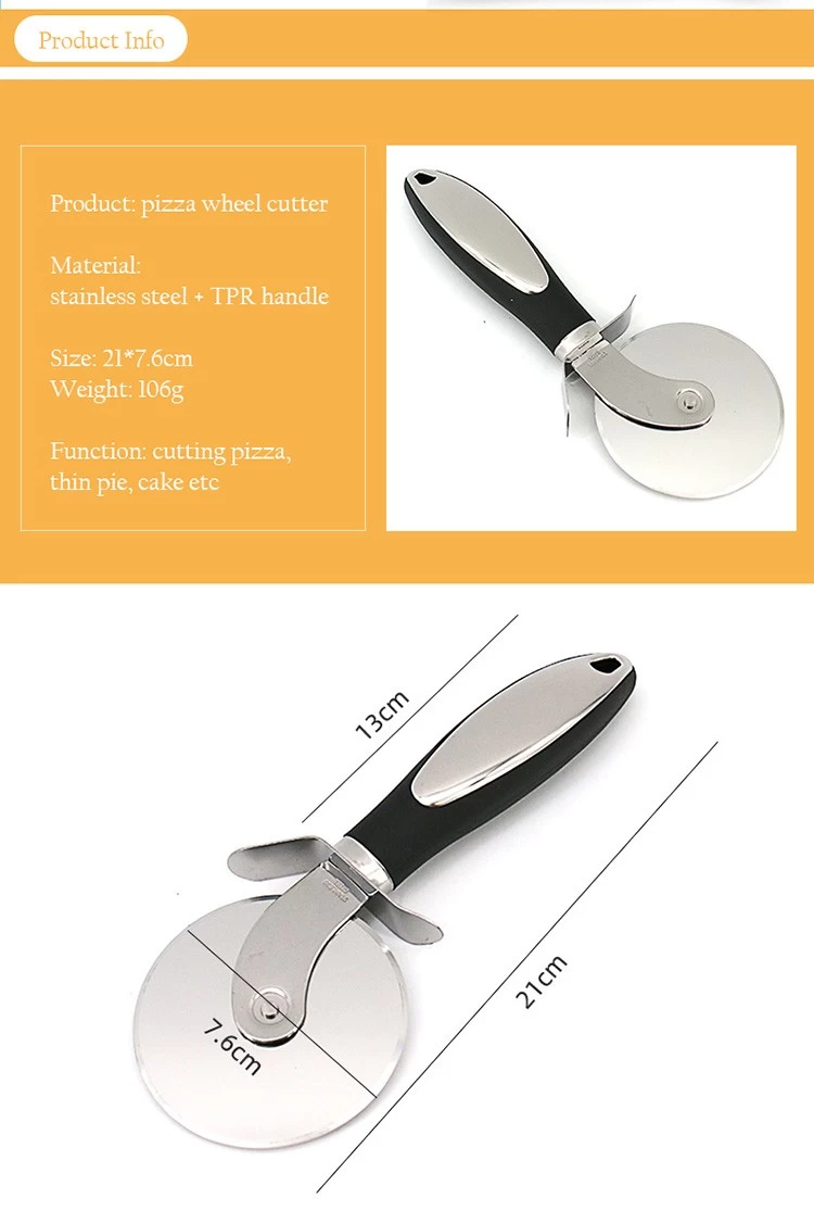 Personalised Stainless Steel Pizza Cutter 