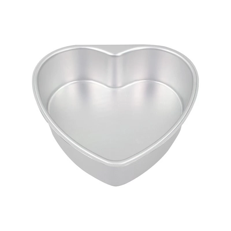 China 8 inch Heart Shaped Cake Pan Cake Mold with Removable Bottom manufacturer