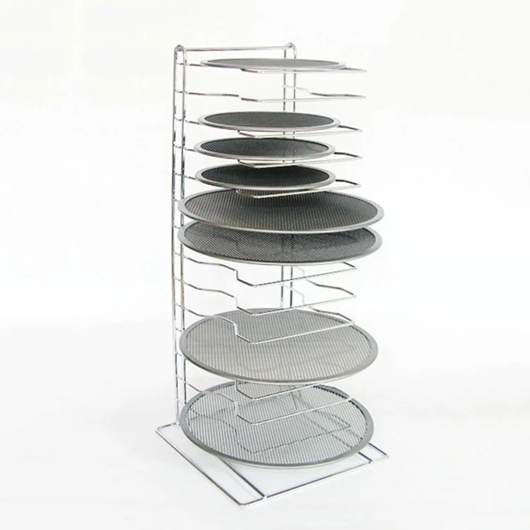 Custom Stainless Steel Pizza Tray Stand Rack