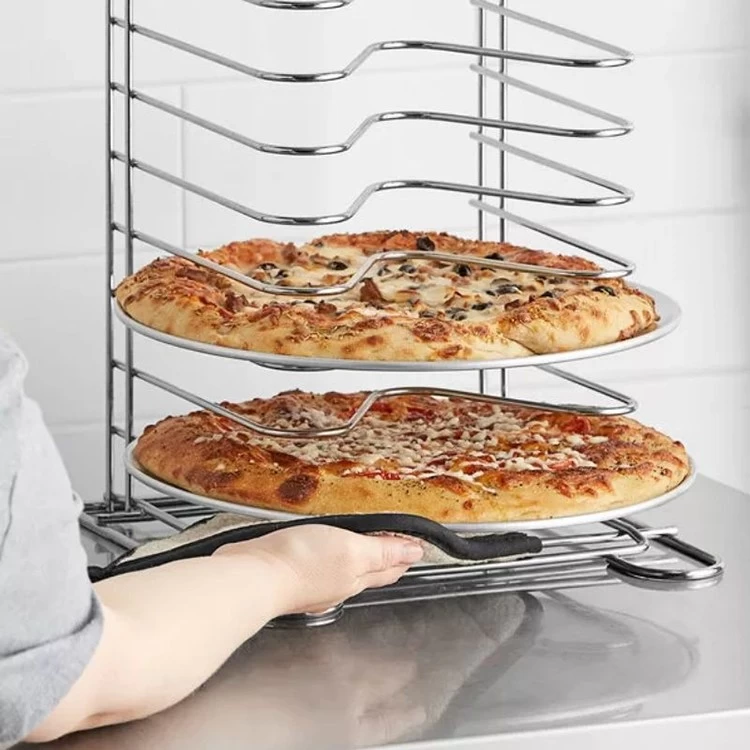 Custom Stainless Steel Pizza Tray Stand Rack
