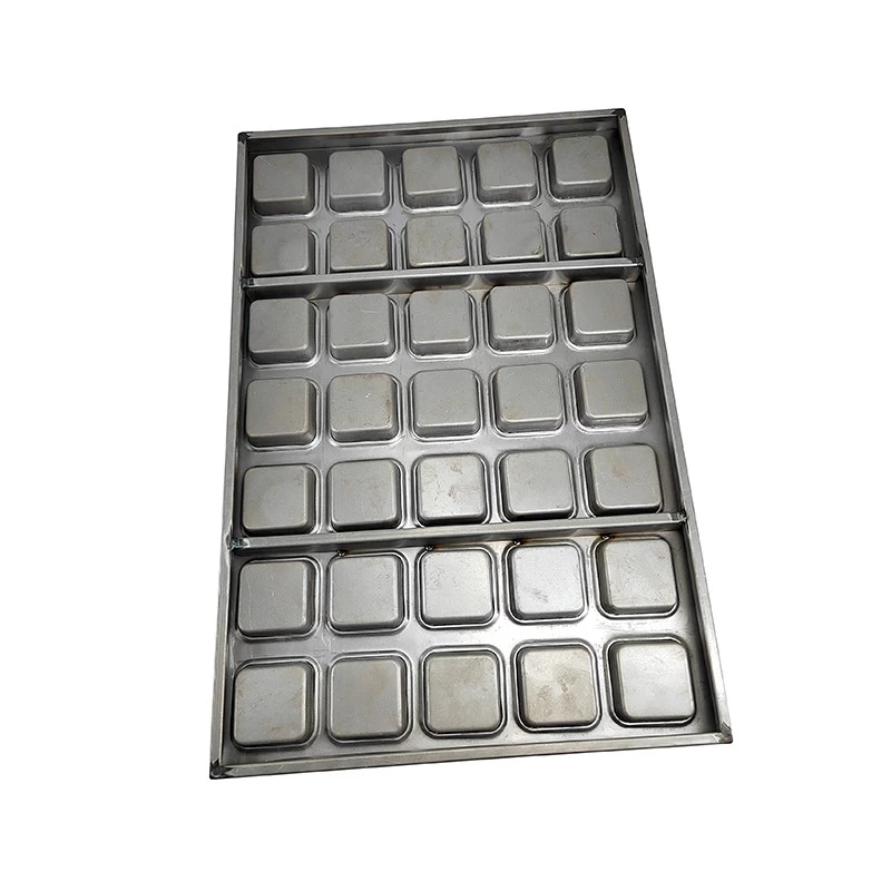 35-Mold Non Stick Aluminum Square Muffin Pan Mini Cupcake Baking Tray