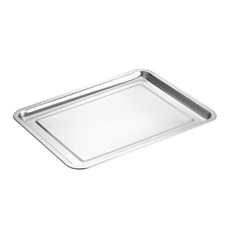 2cm Shallow Stainless Steel Baking Sheet Pan Cooking Trays