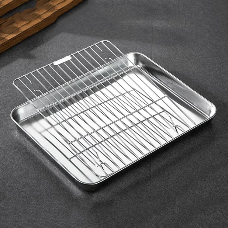 Stainless Steel Baking Sheet Pan with Rack Set