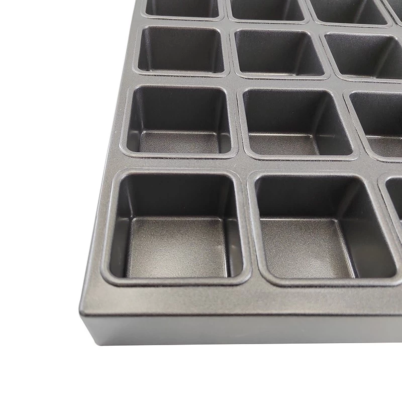 square cupcake pan factory, bulk square muffin tray, industrial