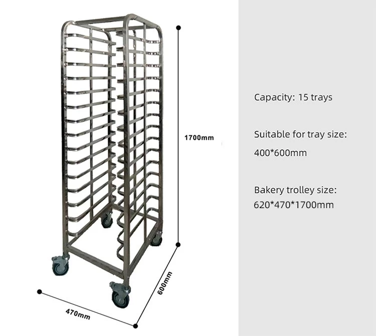 bread trolley supplier, wholesale detachable bakery trolley, cooling rack  trolley manufacturer