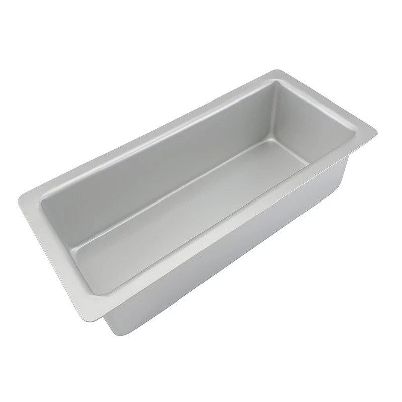porcelana Molde de aluminio para hornear pasteles rectangular de varios tamaños fabricante