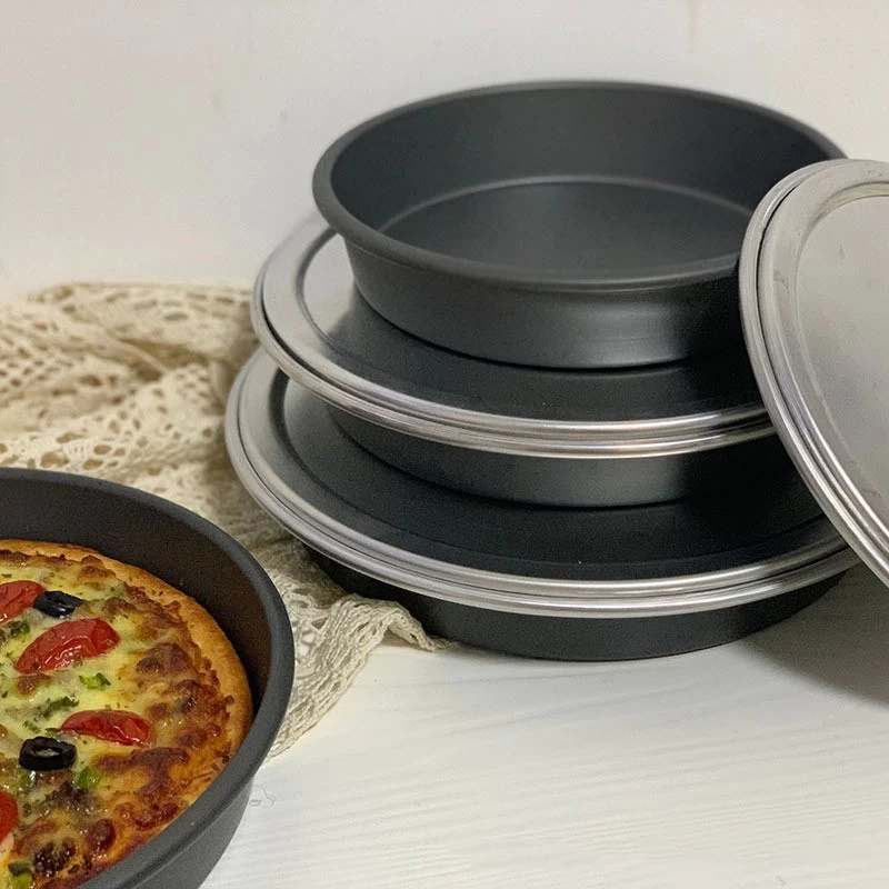 Aluminum Deep Dish Pizza Baking Pan with Lid