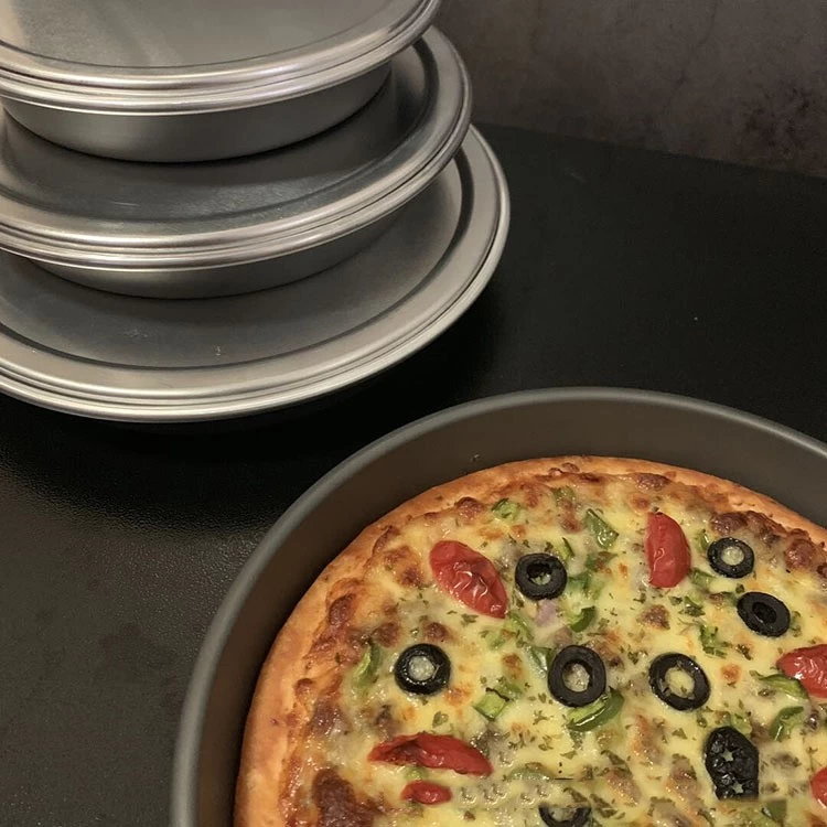 Aluminum Deep Dish Pizza Baking Pan with Lid
