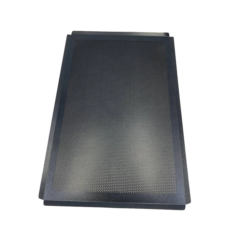 China Nonstick Aluminum Metal Cookie Baking Sheet Perforated Tray manufacturer