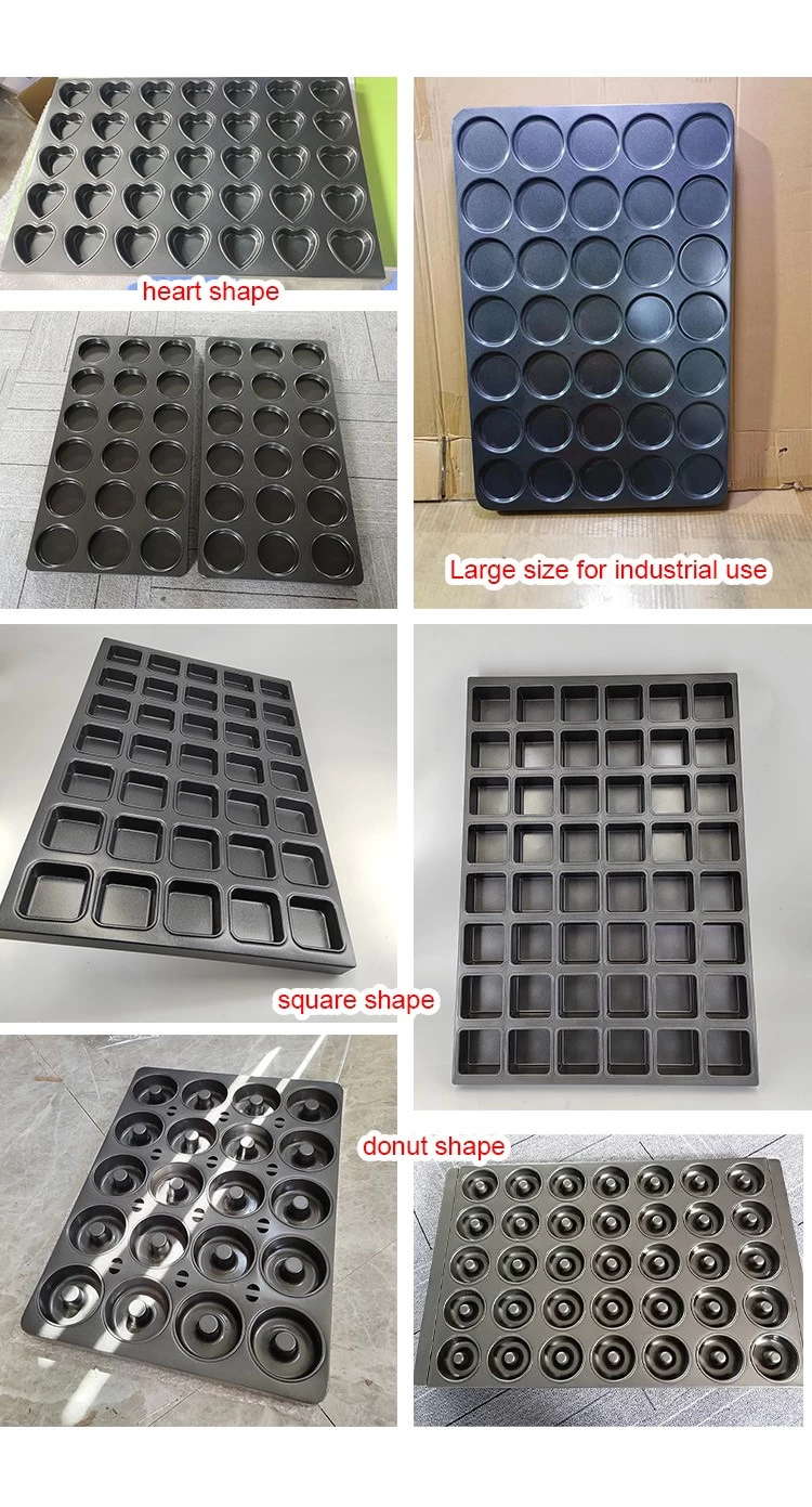 Rectangular Multi-mould Tray, alusteel cupcake mould factory