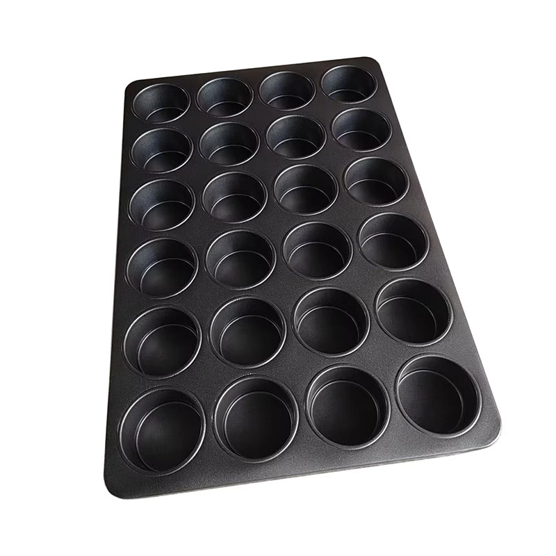 China Customized Commercial Non Stick Muffin Baking Tray Cupcake Pan manufacturer