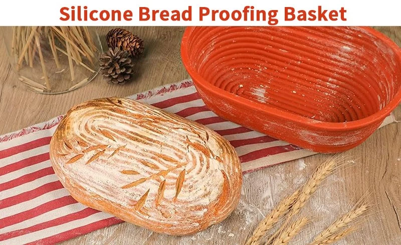 China silicone bread proofing basket supplier, silicone banneton  manufacturer, bulk silicone brotform