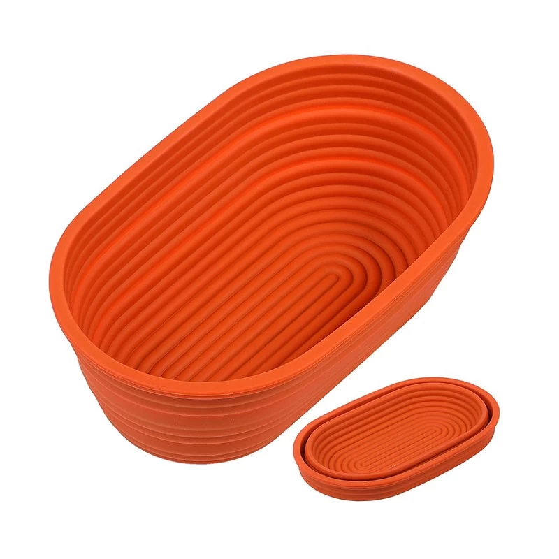 Tsina Oval Shape Silicone Bread Proofing Basket Banneton Brotform Manufacturer