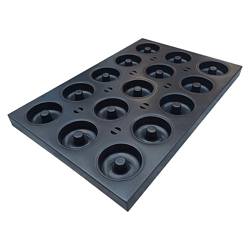 China Commercial 15-mold Donut Baking Tray Pan manufacturer