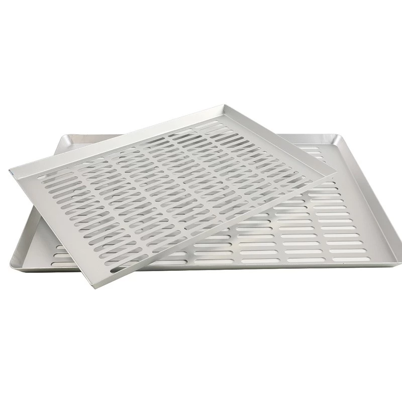 China Perforated Aluminum Tray with Large Holes manufacturer