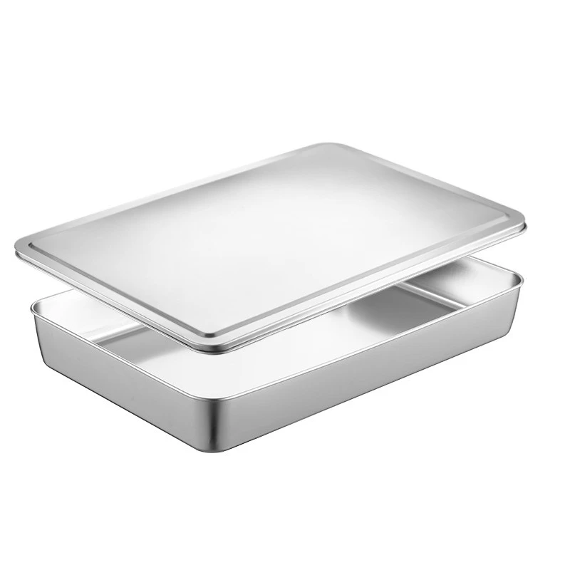 China Stainless Steel Food Tray Sheet Pan with Cover manufacturer