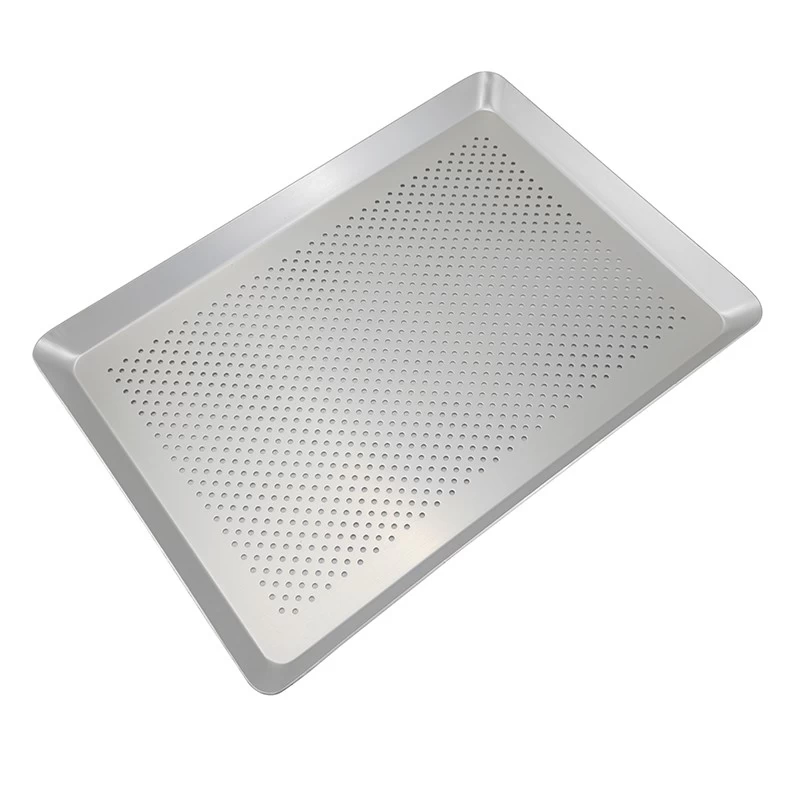 China Perforated Aluminum Tray Baking Sheet Pan manufacturer