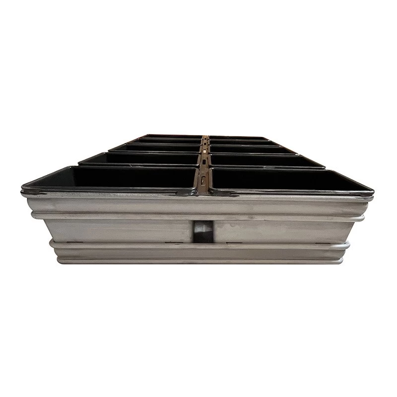 10 Cavities Strap Bread Loaf Baking Pan Set