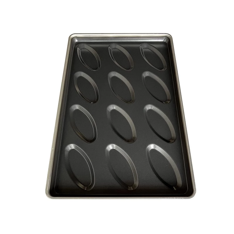 Cina Commercial Burger & Roll Pan with 6 Rectangle Mold - COPY - q9123b produttore